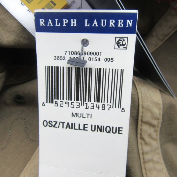 Polo Ralph Lauren Camo Tiger Patch Baseball Hat Cap Adjustable Fit NEW - Picture 15 of 15